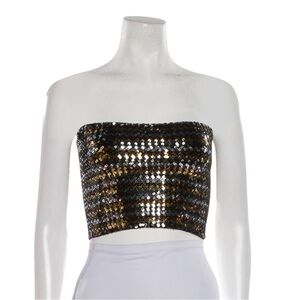 Michael Kors Women’s‎ Merino Wool Strapless Crop Top Size XS